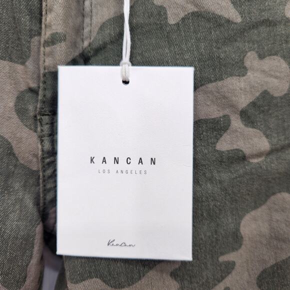 NWT KanCan Camo Denim Estilo Skinny Zippered Leg Women's Jeans 24 - Picture 2 of 9